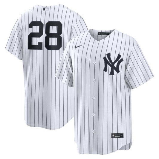 Men's New York Yankees Austin Wells Nike White Home Replica Jersey