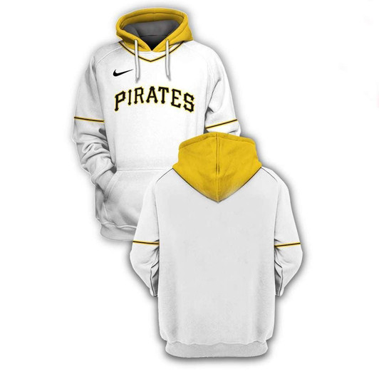 Pittsburgh Pirates Mlb Baseball Team White Jersey Style Gift For Pirates Fans Hoodie