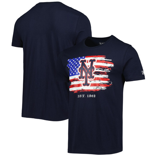 New York Mets New Era 4th of July Jersey T-Shirt - Navy