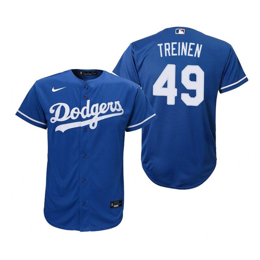 Los Angeles Dodgers #49 Blake Treinen 2020 Alternate Royal Jersey Gift For Dodgers Fans