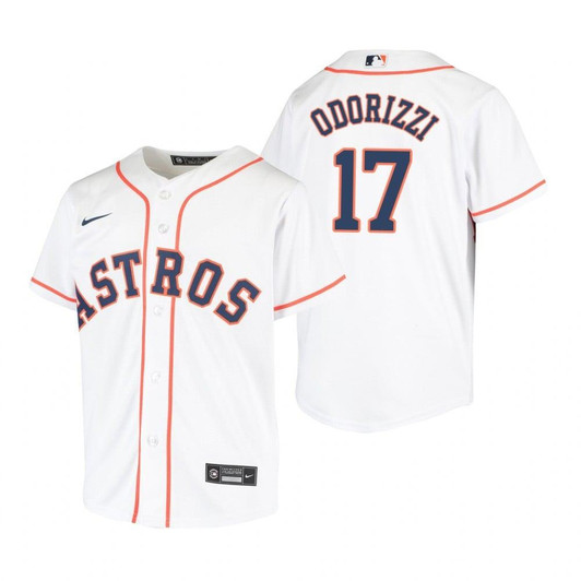 Houston Astros #17 Jake Odorizzi 2020 White Jersey Gift For Astros Fans