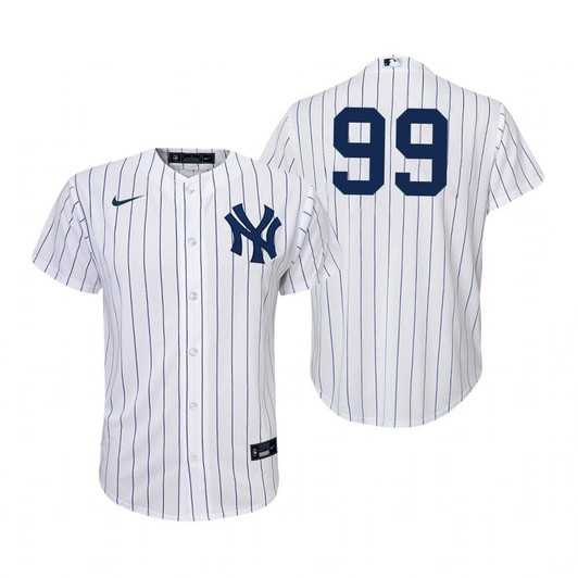 New York Yankees #99 Aaron Judge Collection White Jersey Gift For Yankees Fans