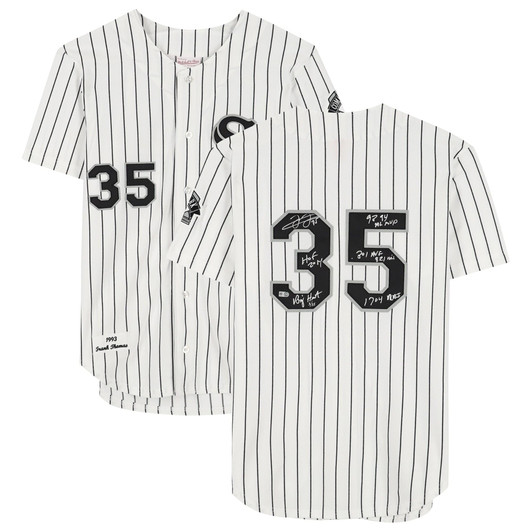 Frank Thomas Chicago White Sox Fanatics Autographed Mitchell & Ness Jersey with Multiple Inscriptions - of 35 - White