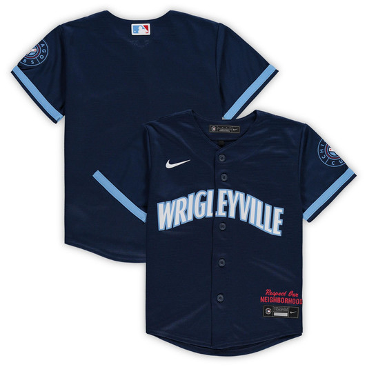 Chicago Cubs Nike Replica Replica Preschool MLB City Connect Replica Team Jersey - Navy