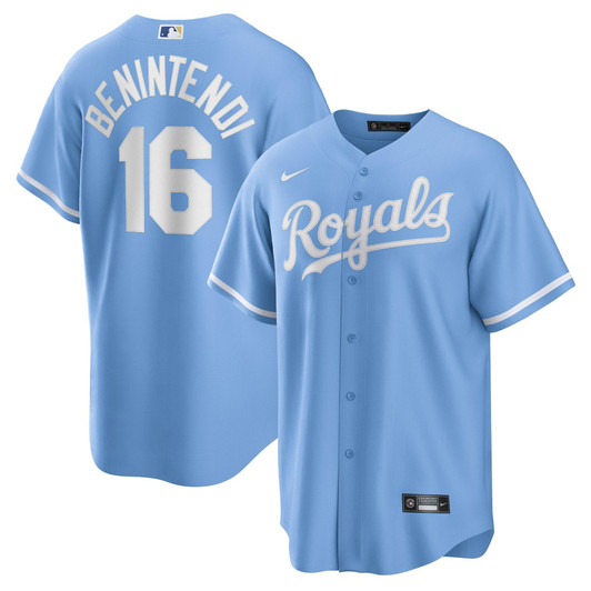 Andrew Benintendi Kansas City Royals Nike Replica Replica Alternate Replica Player Jersey - Light Blue