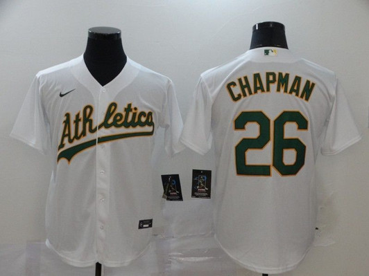 Oakland Athletics Matt Chapman #26 2020 Mlb White Jersey