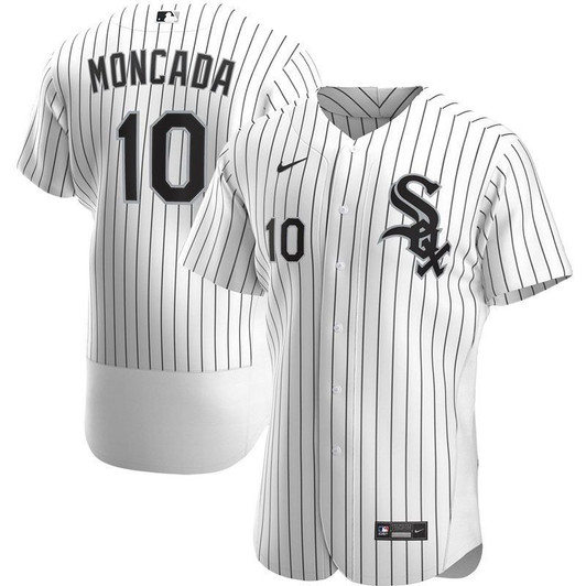 Chicago White Sox Yoan Moncada #10 2020 Mlb White Jersey