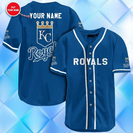 [Custom name] Kansas City Royals All Over Print Baseball Jersey for Fans