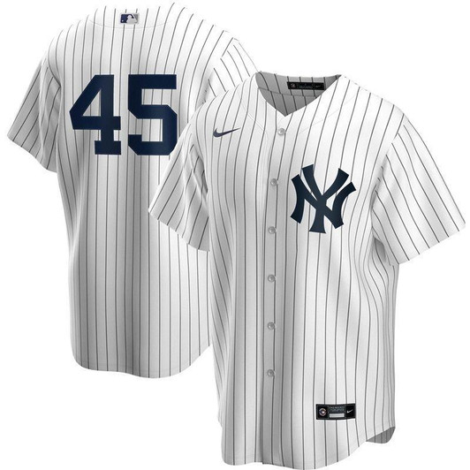 New York Yankees Gerrit Cole #45 2020 MLB White Jersey