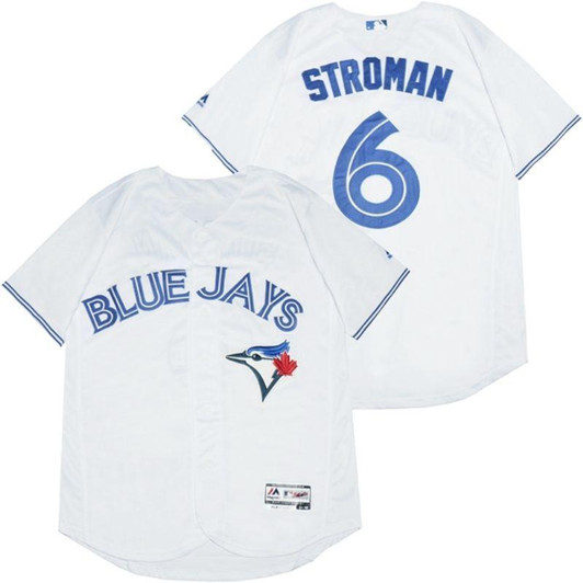 Toronto Blue Jays Marcus Stroman #6 2020 MLB White Jersey