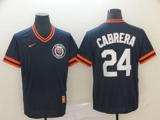 Detroit Tigers 2020 MLB Miguel Cabrera #24 Black Jersey