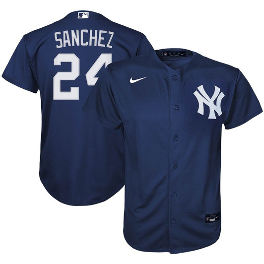 New York Yankees Gary Sanchez Navy Alternate Player Jersey Gift For New York Yankees Fans