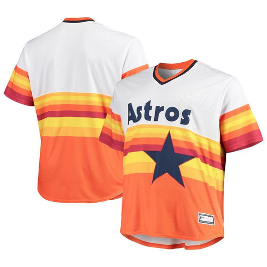 Mens Houston Astros Orange Cooperstown Collection Team Jersey Gift For Houston Astros Fans