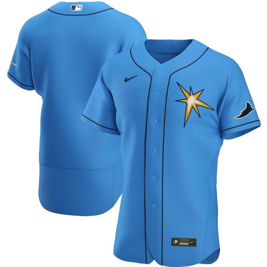 Mens Tampa Bay Rays Light Blue Alternate Team Jersey Gift For Tampa Bay Rays Fans