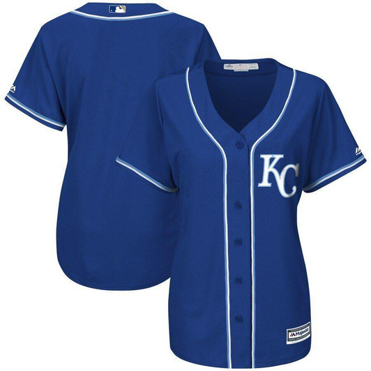 Kansas City Royals Majestic Womens Cool Base Jersey Royal 2019