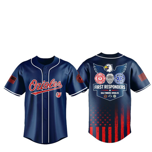 2025 Baltimore Orioles First Responders Night Jersey