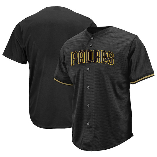 Men's San Diego Padres Profile Black Big & Tall Pop Fashion Jersey
