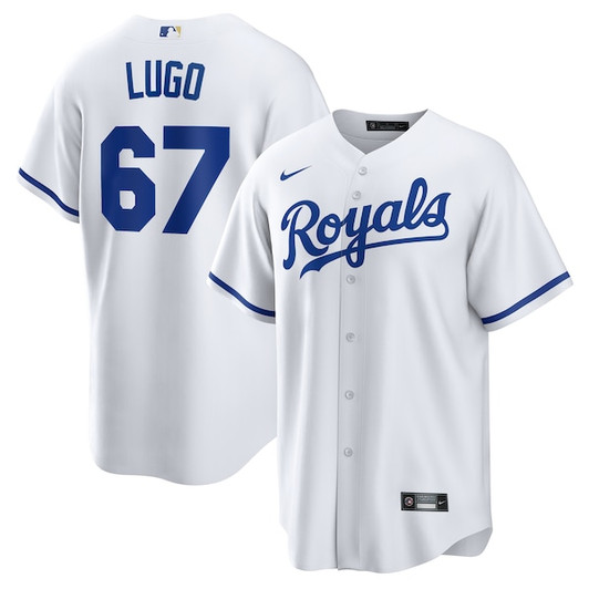 Men's Kansas City Royals Seth Lugo Nike White Home Replica Jersey