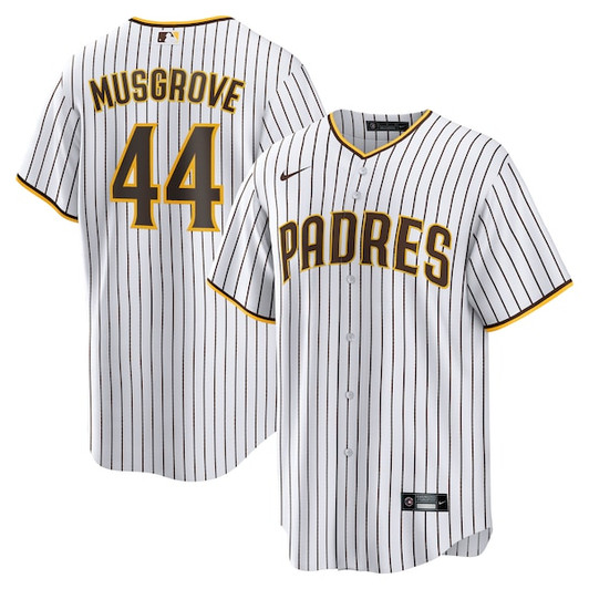 Men's San Diego Padres Joe Musgrove Nike White Home Replica Jersey