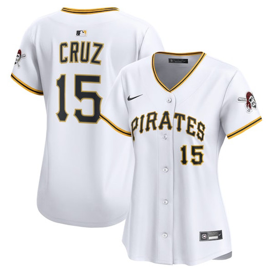 Women's Pittsburgh Pirates Oneil Cruz Nike White Home Limited Player Jersey