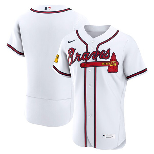 Men's Atlanta Braves Nike White Home  Jersey