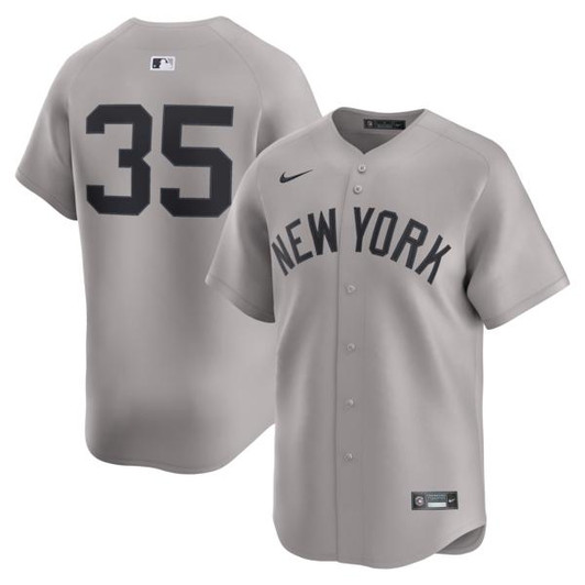 Men's New York Yankees Cody Bellinger Nike Gray Road Limited Player Jersey