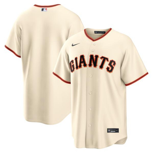 Men's San Francisco Giants Nike Cream Home Replica Jersey