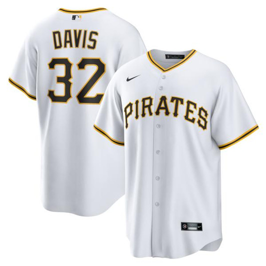 Men's Pittsburgh Pirates Henry Davis Nike White Home Replica Jersey