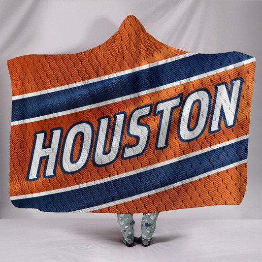 Houston Astros Unofficial Baseball Jersey Hooded Blanket Adult Youth, Large Size 60x80 Inches, Hooded Blanket1020 - BOBBY SHOP