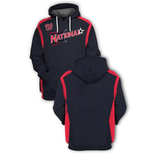 Washington Nationals Nfl Super Bowl Champions Black Jersey Style Gift For Football And Nationals Fans Hoodie - MLB