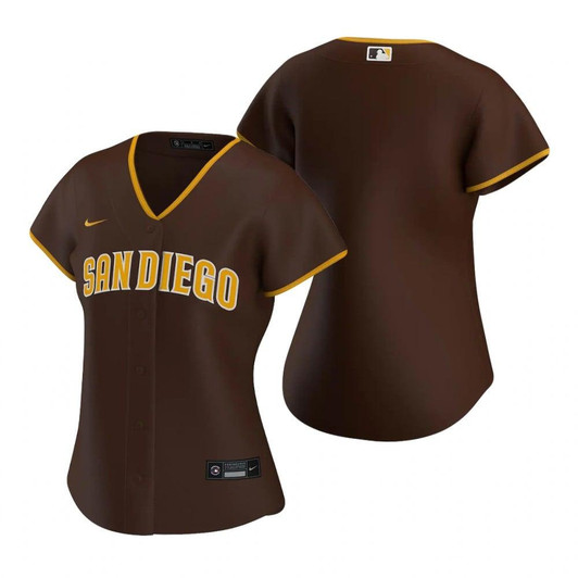 Womens San Diego Padres 2020 Brown Jersey Gift For Orioles And Baseball Fans