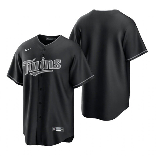 Mens Minnesota Twins Mlb Baseball Black White Jersey Gift For Twins Fans