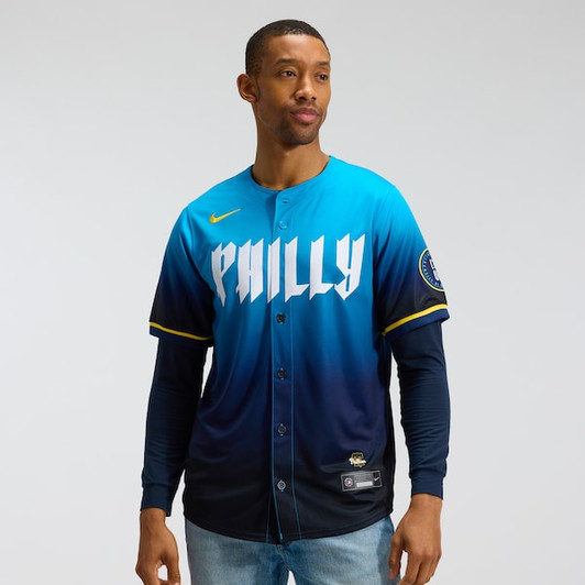 Men's Philadelphia Phillies Nike Navy City Connect Limited Jersey