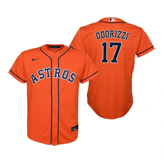 Houston Astros #17 Jake Odorizzi 2020 Orange Jersey Gift For Astros Fans