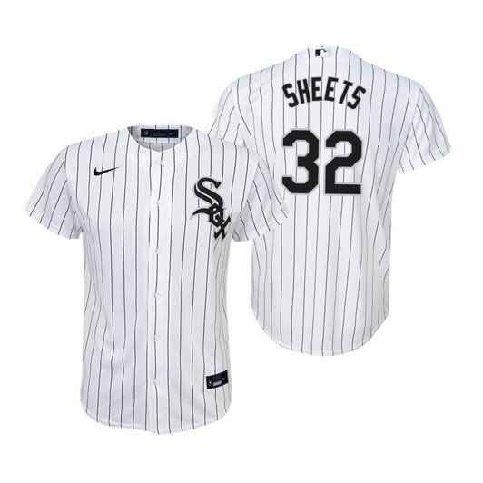 Chicago White Sox #32 Gavin Sheets Collection 2020 Alternate White Jersey Gift For Sox Fans