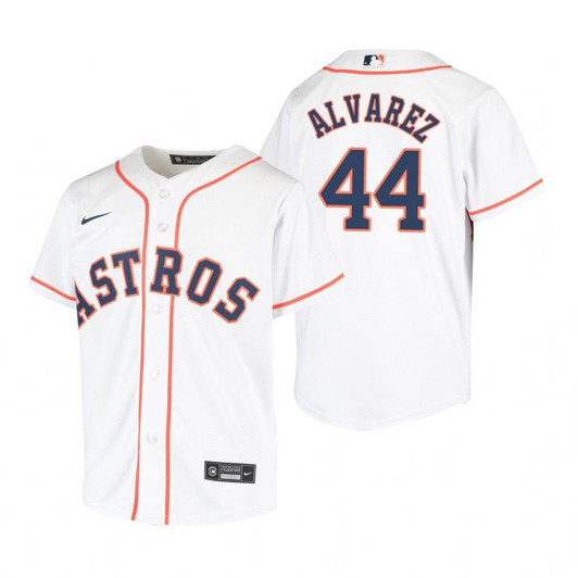 Houston Astros #44 Yordan Alvarez 2020 White Jersey Gift For Astros Fans