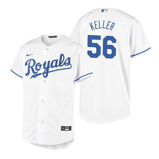 Kansas City Royals #56 Brad Keller Collection 2020 Alternate White Jersey Gift For Royals Fans