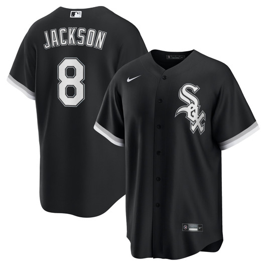 Bo Jackson Chicago White Sox Nike Replica Replica Alternate Cooperstown Collection Replica Player Jersey - Black