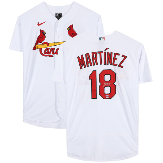 Carlos Martinez St. Louis Cardinals Fanatics  Autographed White Nike Replica Replica  Jersey