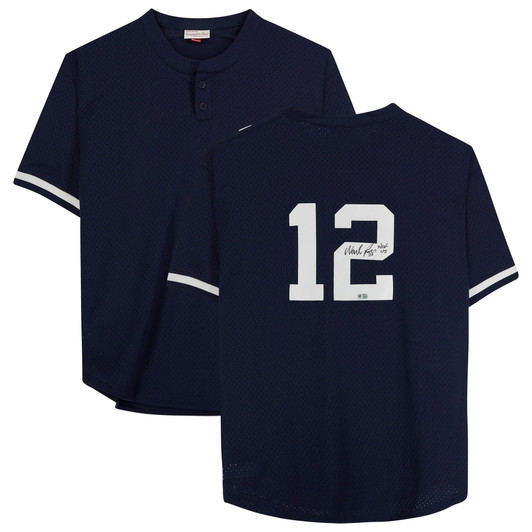Wade Boggs New York Yankees Fanatics  Autographed Mitchell and Ness Batting Practice Replica Jersey with "HOF 05" Inscription