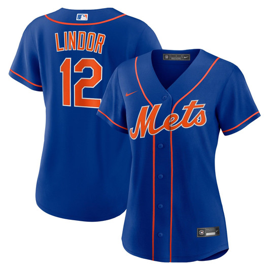 Francisco Lindor New York Mets Nike Replica Replica Women's Alternate Replica Player Jersey - Royal