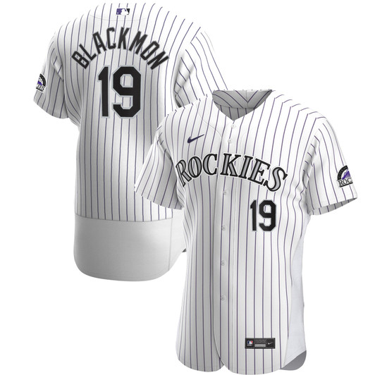 Charlie Blackmon Colorado Rockies Nike Replica Replica Home  Player Jersey - White