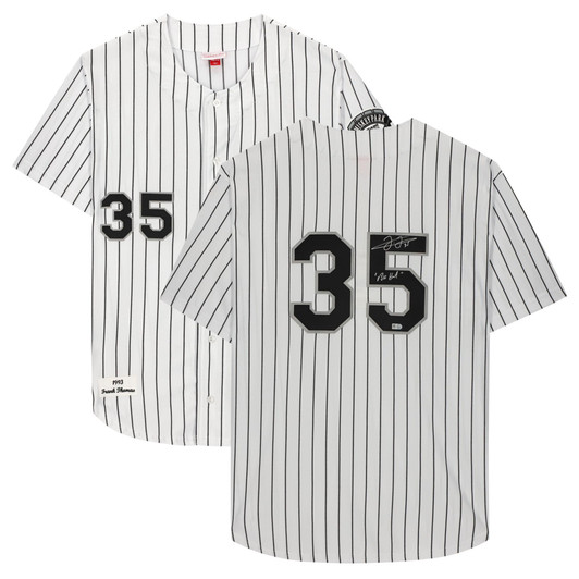 Frank Thomas Chicago White Sox Fanatics Autographed White Mitchell & Ness Jersey with "Big Hurt" Inscription