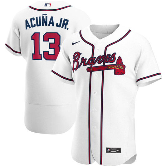 Ronald Acuna Jr. Atlanta Braves Nike Replica Replica Home  Player Jersey - White