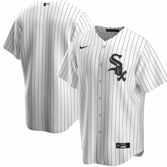 Chicago White Sox Home 2021 Replica Team White Color 3D Jersey