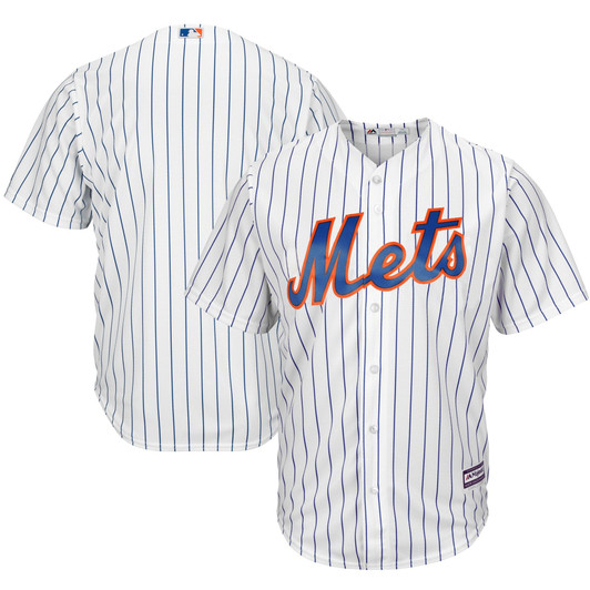 MenS Majestic White New York Mets Official Cool Base Jersey