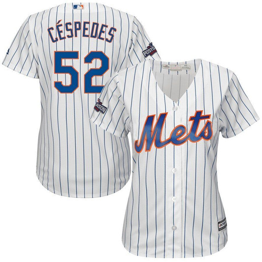 Yoenis Cespedes New York Mets Majestic Womens 2016 Postseason Home Cool Base Jersey Jersey White 2021