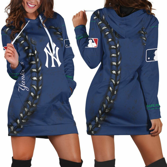 New York Yankees Baseball Sewing Pattern 3D T Shirt Hoodie Sweater Jersey Hoodie Dress Model A27158