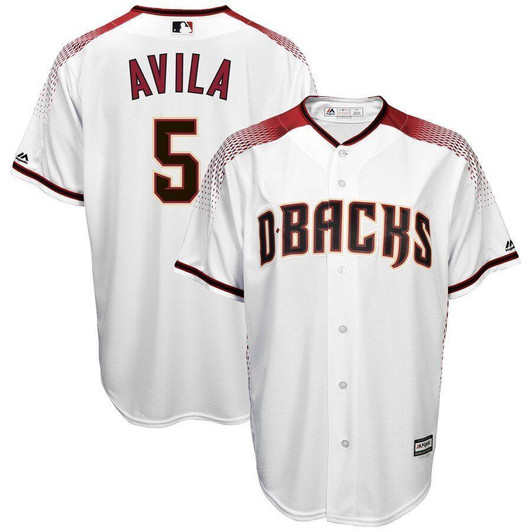 Alex Avila Arizona Diamondbacks Majestic Home Cool Base Player Jersey White 2019