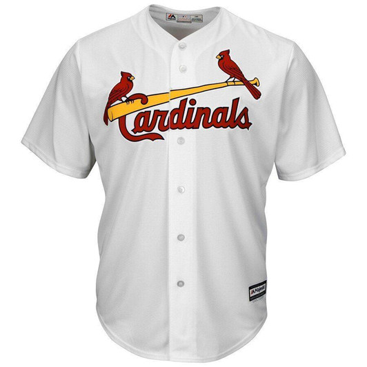 St. Louis Cardinals Majestic Official Cool Base Jersey White 2019